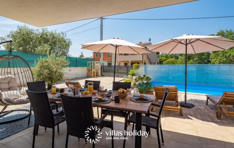 Modern pet friendly villa with swimming pool in coastal Istria