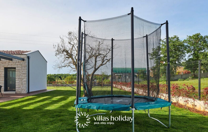 Outdoor playground of Villa Ansi