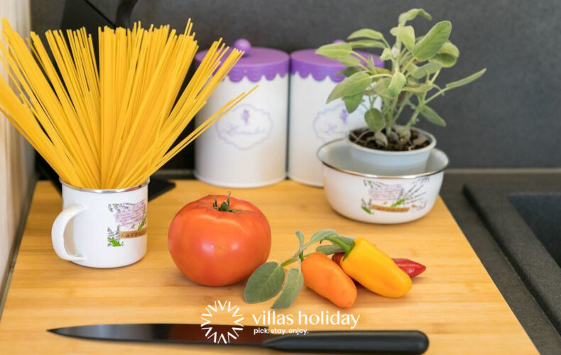 Kitchen details of Villa Lavanda