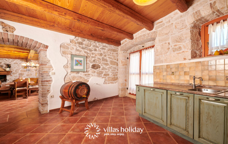 Kitchen area of Villa Tamaris