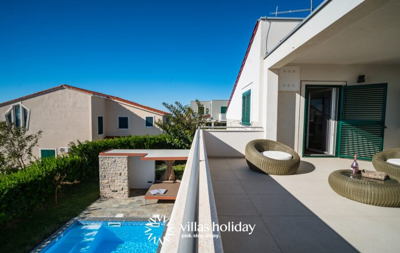 Modern villa with heated swimming pool in Novalja, on Pag island