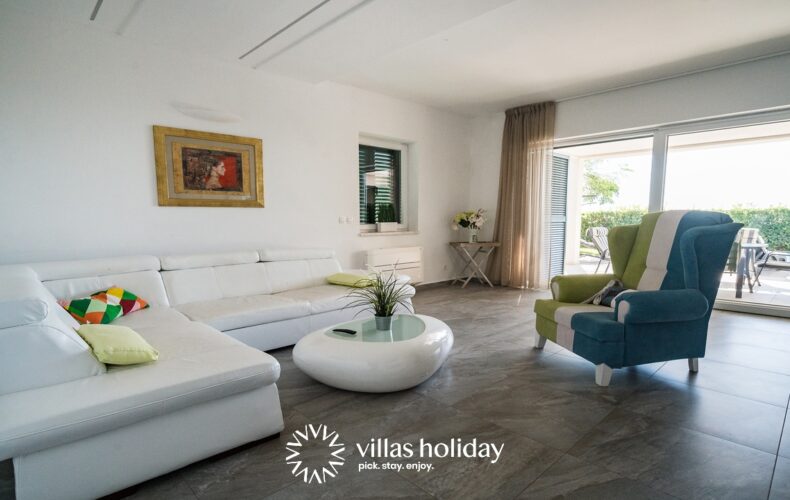 Living room of Villa Thalia