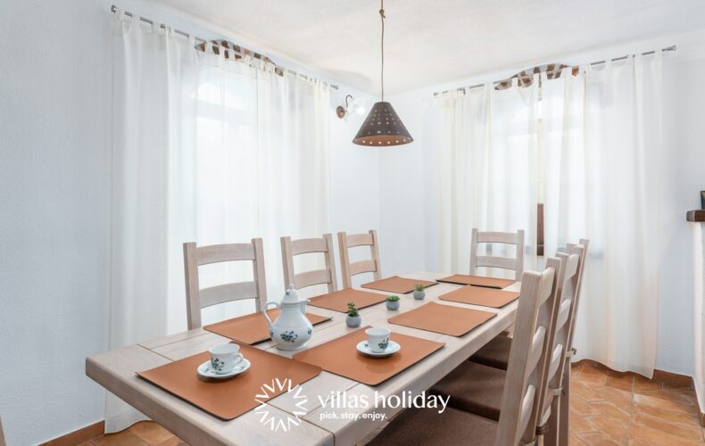 Dining area of Villa Diana