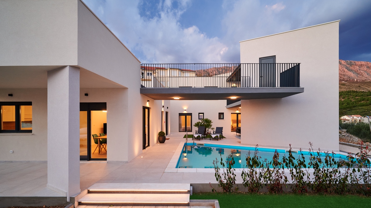 Modern Villa AdriaStar with a swimming pool