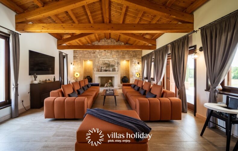 Living room of Villa Antea