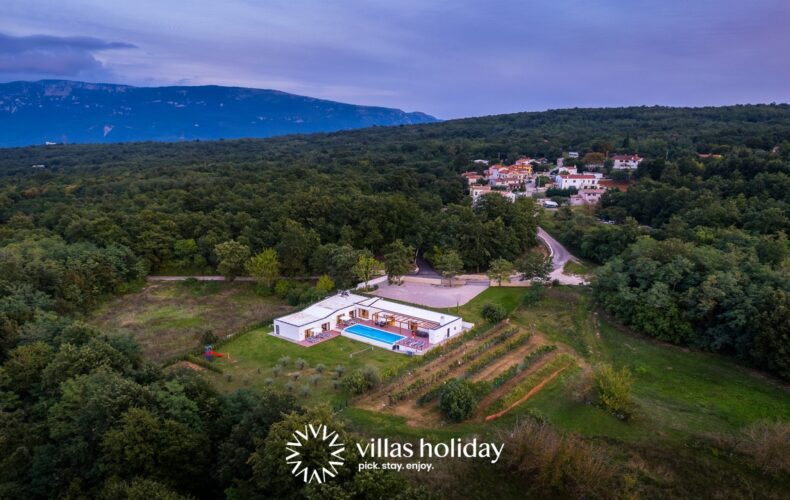 Villa with heated swimming pool and spacious garden in coastal Istria