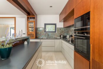 Modern kitchen of Villa Istria Green